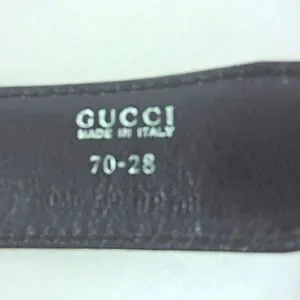 GUCCI BLACK DOUBLE HORSE HEAD LEATHER belt 28 70cm Gucci | Accessories | Gucci Black Double Horse Head Leather  main image 4